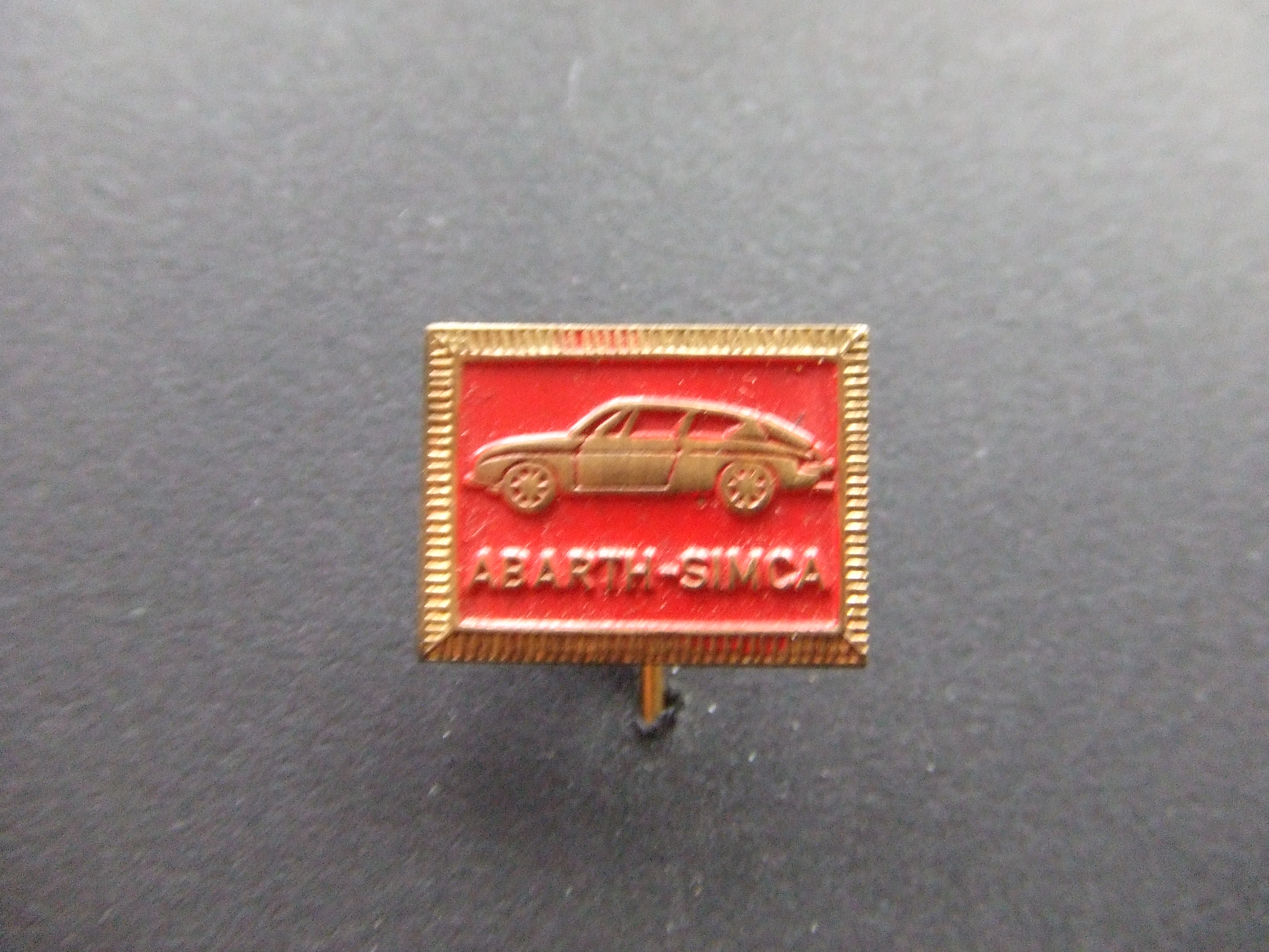 Abarth Simca Italiaanse automerk Abarth oldtimer rood